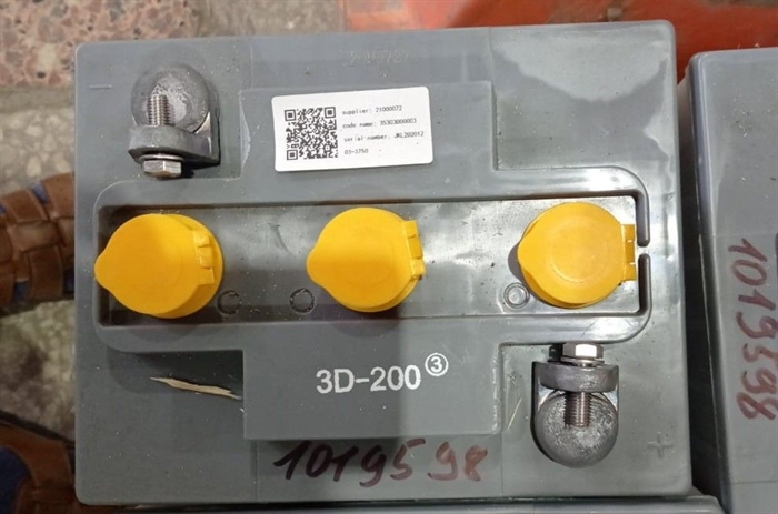 Аккумулятор для штабелёров CDDK/CDDR 6V/200Ah без 
электролита (Storage battery3-D-200) - фото 61929
